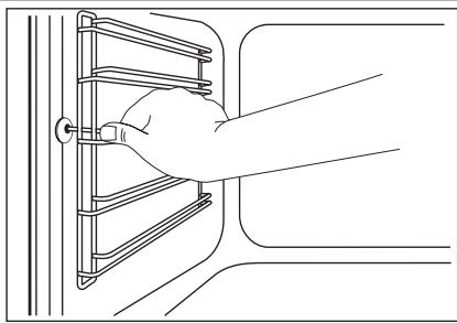 AEG-ELECTROLUX EHGL30SP - Removing the shelf supports - 1