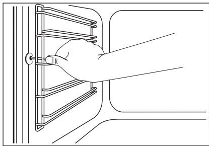 AEG-ELECTROLUX EHGL3SP - Removing the shelf supports - 1