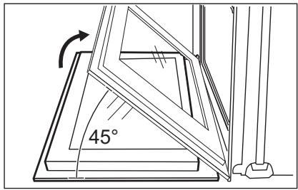 AEG-ELECTROLUX EHGL3XCN - Removing the door - 1