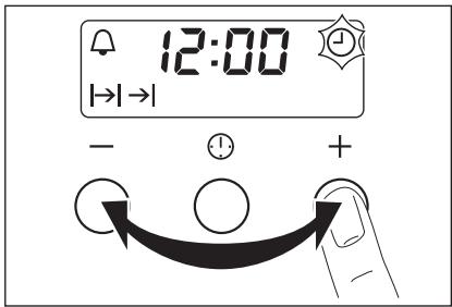 AEG-ELECTROLUX EOA3400AOX - SETTING THE TIME - 2