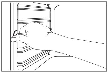AEG-ELECTROLUX EOA3400AOX - Removing the side rails - 1