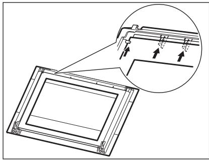 AEG-ELECTROLUX EOC3485AAX - Installing the door and the glass panels - 2