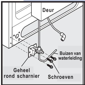 AEG-ELECTROLUX ERL6297XX0 - De deur van de diepvries verwijderen: - 4