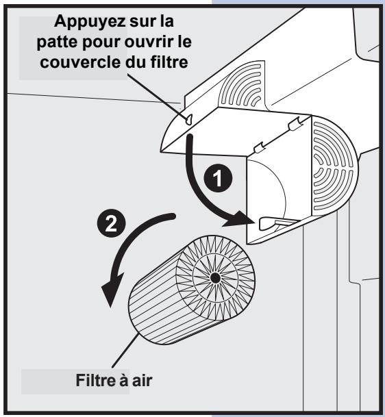 AEG-ELECTROLUX ERL6297XX0 - Reemplacement du filtré à air - 1