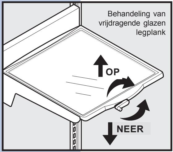 AEG-ELECTROLUX ERL6297XX0 - Eigenschappen van de legplanken - 1