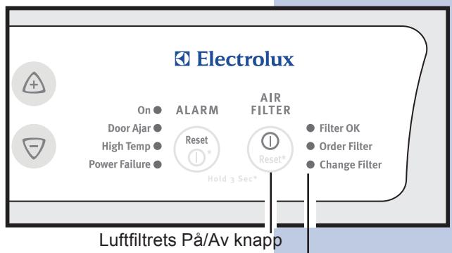 AEG-ELECTROLUX ERL6297XX0 - Statuskontroll på luftfiltret - 1