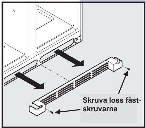 AEG-ELECTROLUX ERL6297XX0 - Avtagning och montering av ventilationsgallret - 1