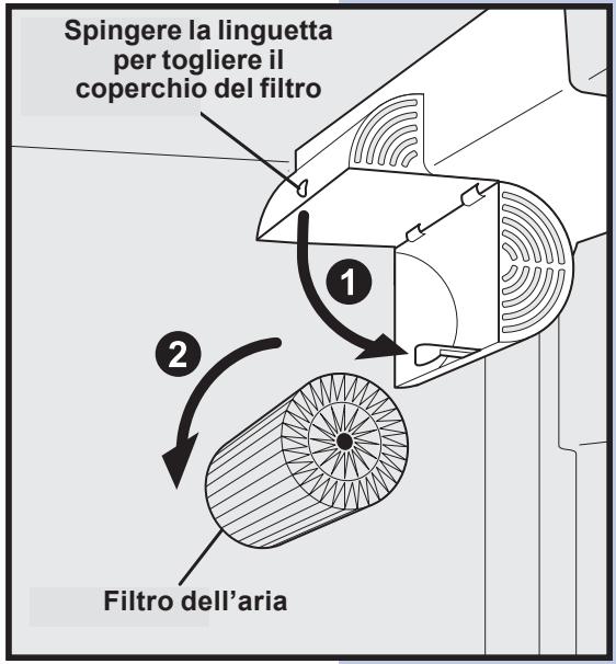 AEG-ELECTROLUX ERL6297XX0 - SOSTITUZIONE DEL FILTRO DELL'ARIA - 1