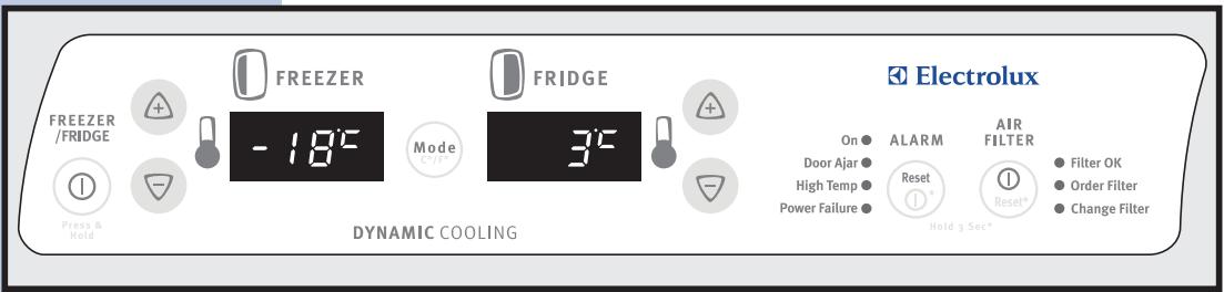 AEG-ELECTROLUX ERL6297XX0 - Réglage des temperatures de refroidissement - 1
