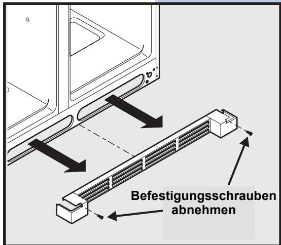 AEG-ELECTROLUX ERL6297XX0 - Abnehmen und Anschrauben des Gitters - 1