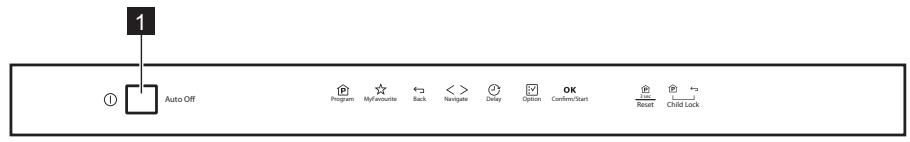 AEG-ELECTROLUX ESI6800RAX - BETJENINGSPANEL - 1