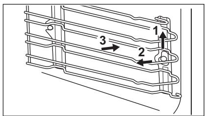 AEG-ELECTROLUX EVY7600AOX - Removing the shelf support - 1