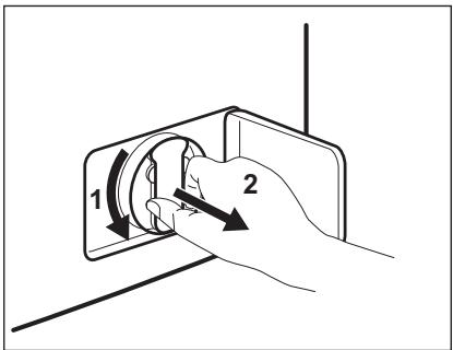AEG-ELECTROLUX EWF1284EDW - CLEANING THE DRAIN FILTER - 6