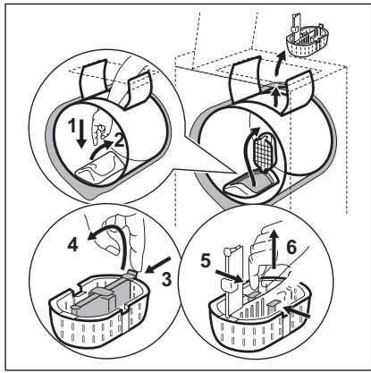 AEG-ELECTROLUX EWT0662TDW - Cleaning the drain filter WARNING! - 2