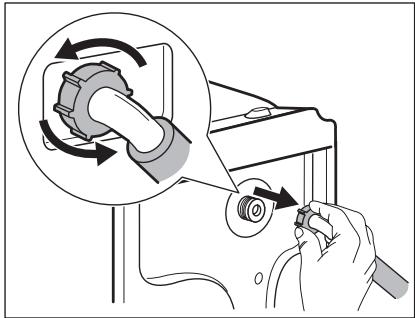 AEG-ELECTROLUX EWT0662TDW - Cleaning the inlet hose and the valve filter - 2