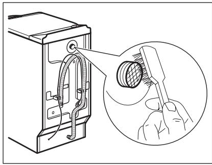 AEG-ELECTROLUX EWT0662TDW - Cleaning the inlet hose and the valve filter - 3