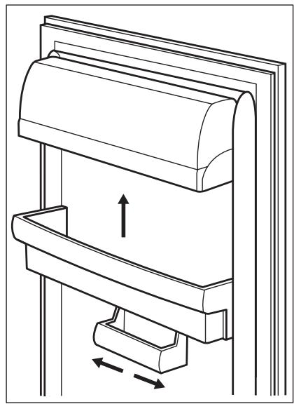 AEG-ELECTROLUX IK224030RE - Emplacement des balconnets de la porte - 1
