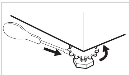 AEG-ELECTROLUX L82470BI - POSITIONING AND LEVELLING - 2