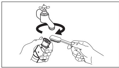 AEG-ELECTROLUX L82470BI - Limpieza de los filtros de entrada de agua: - 1