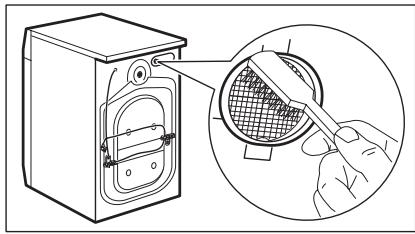 AEG-ELECTROLUX L82470BI - Limpieza de los filtros de entrada de agua: - 2