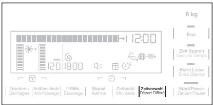 AEG-ELECTROLUX TWSL6E201 - THE DELAY START (ZEITVORWAHL) FUNCTION - 1