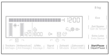 AEG-ELECTROLUX TWSL6E201 - STARTING A PROGRAMME - 1