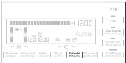 AEG-ELECTROLUX TWSL6E201 - FUNZIONE TEMPO (ZEITWAHL) - 1