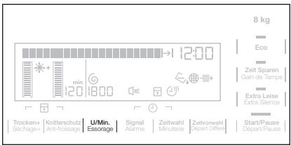 AEG-ELECTROLUX TWSL6E201 - THE SPUN AT RPM (U/MIN.) FUNCTION - 1