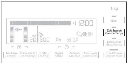 AEG-ELECTROLUX TWSL6E201 - THE TIME SAVING (ZEIT SPAREN) FUNCTION - 1