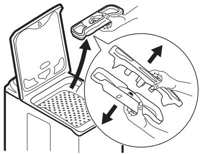 AEG-ELECTROLUX WAGL2T201 - To clean the dispenser: - 1