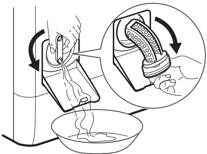 AEG-ELECTROLUX WAGL2T201 - To clean the drain filter: - 2