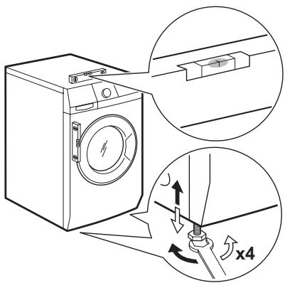 AEG-ELECTROLUX WAGL4E201 - POSITIONING AND LEVELLING - 1