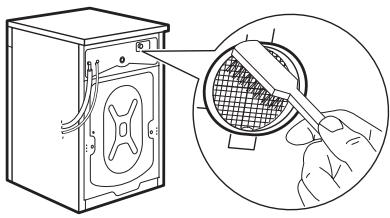 AEG-ELECTROLUX WAGL4E201 - Reinigen der Wasserzulauffilter: - 2