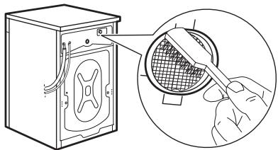 AEG-ELECTROLUX WAGL8E201 - Cleaning the water inlet filters: - 2