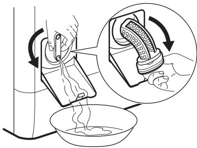 AEG-ELECTROLUX WASL3T201 - To clean the drain filter: - 2