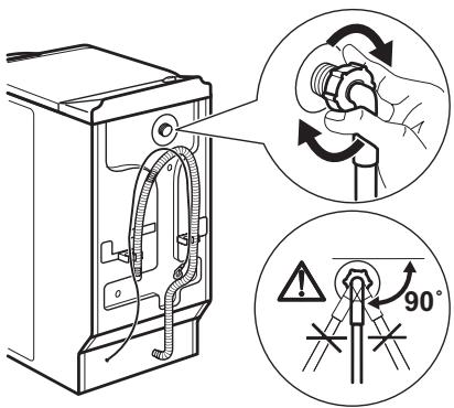 AEG-ELECTROLUX WASL3T201 - To clean the water inlet filters: - 3