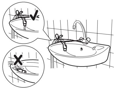 AEG-ELECTROLUX WASLEP201 - With the plastic hose guide. - 2