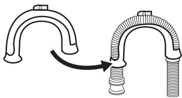AEG-ELECTROLUX WASLEP201 - With the plastic hose guide. - 1