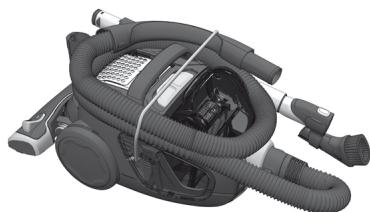AEG-ELECTROLUX ZUA3830P - ertu uzglabajiet un parnesajiet puteklsuceju, izmantojot Ergoshock ierici. - 1