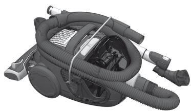 AEG-ELECTROLUX ZUA3830P - Hoiustage ja kandke seadet lihtsalt Ergoshocki abil. - 1