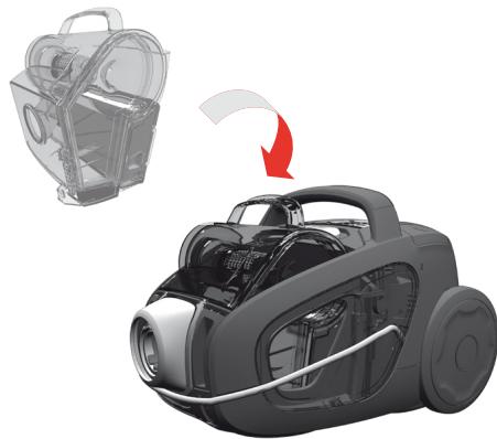 AEG-ELECTROLUX ZUA3830P - Ispejimas! Neneškite siurblio laikydami už surinktuvo rankenos! - 3