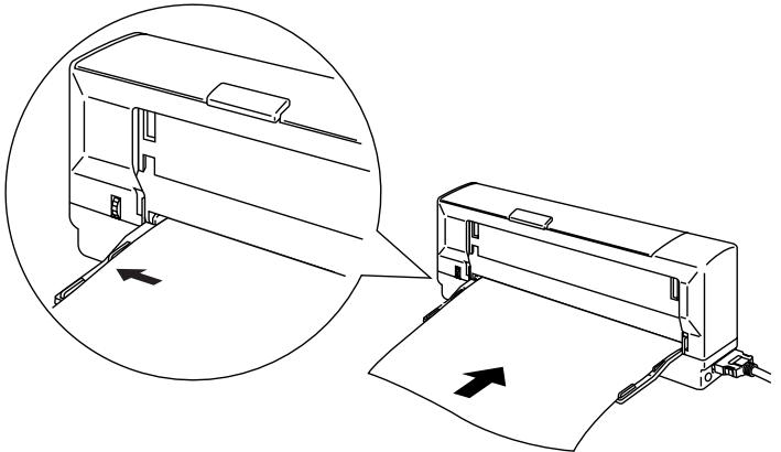 BROTHER MP-21C - How to Load Paper in the Paper Feeding Slot - 2
