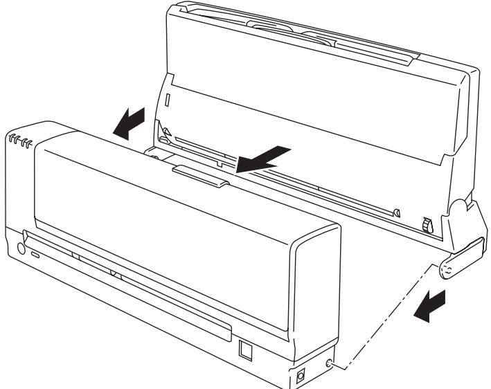 BROTHER MP-21C - How to Load Paper in the Auto Cut Sheet Feeder (MP-21CDX or optional SF-21MP users only) - 1
