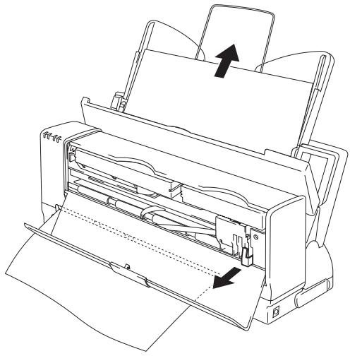 BROTHER MP-21C - How to clear a paper jam when using the Auto Cut Sheet Feeder (MP-21CDX or SF-21MP users only) - 1