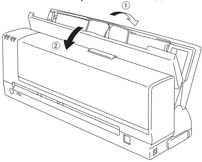 BROTHER MP-21C - How to Load Paper in the Auto Cut Sheet Feeder (MP-21CDX or optional SF-21MP users only) - 2