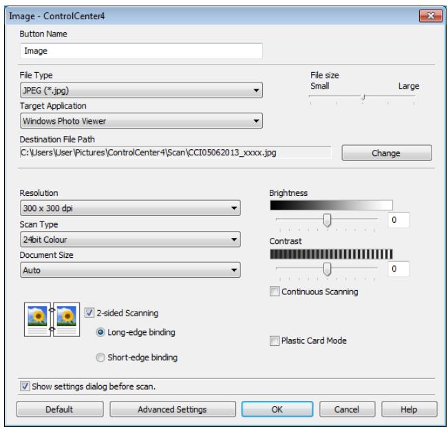 BROTHER ADS-1600W - Create a Custom Button in Custom Tab - 1