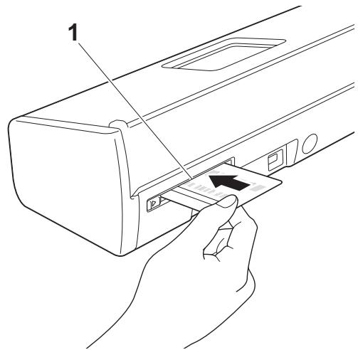 BROTHER ADS-1600W - Loading a Plastic Card - 2