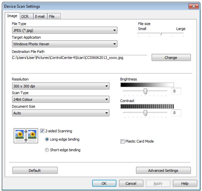 BROTHER ADS-1600W - Change Scan to PC Settings (Windows®) - 2