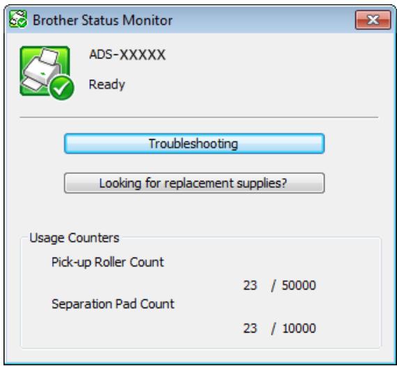 BROTHER ADS-1600W - Monitor the Status of the Machine from Your Computer - 2