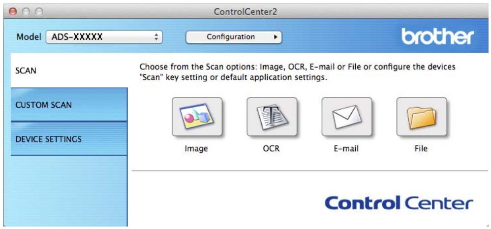 BROTHER ADS-1600W - Change Scan to PC Settings (Macintosh) - 1